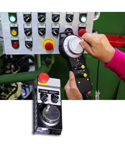 牙板调整装置 (手摇轮)